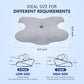 Cervical Pillow for Neck Pain Relief, Ergonomic Neck Pillow for Sleeping, Side Sleeper Pillows for Adults - Memory Foam Pillows with Cooling Case