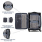 Platinum Elite Checked Luggage Spinner