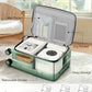 24 Inch Top Opening Checked Luggage with Cup Holder and USB Ports