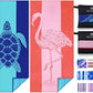 Microfiber Beach Towel with Bag Oversized 71x32 Sand Free 2 Pack (2 Count)