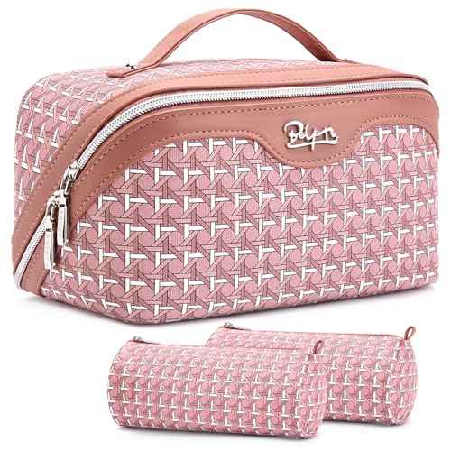 Travel Makeup Bag Cosmetic Bags for Women (3 Count)