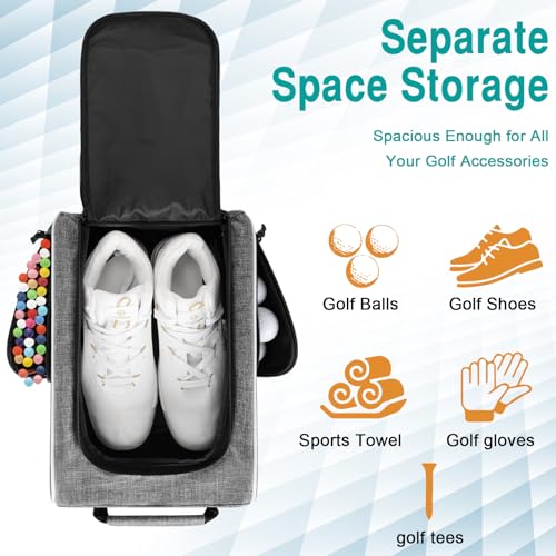2 Pcs Golf Shoe Bag for Travel