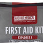 Pac-Kit Watertight Explorer 3 First Aid Kit for Hiking, Camping and Outdoor Activities, 103 Pieces