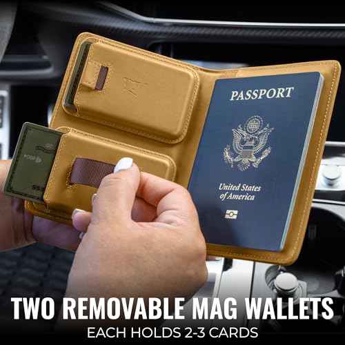 Passport Wallet with AirTag Holder