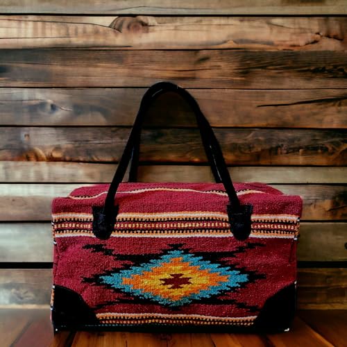 Southwestern Large Weekender Travel Bag Western Duffle Bag Boho Travel Bag