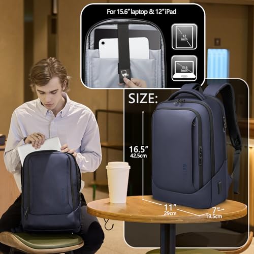 Laptop Backpack for Men for 15.6 Inch Computer Bag with USB A&C Charger