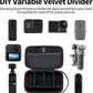 TELESIN Carry Case Waterproof Hard Carrying Bag for GoPro Max Hero 13 12 11 10 9 8 7 6 Insta360 X2 X3 X4 X5 GO3 Ace Pro 2 DJI Osmo 360 Osmo Action 5 4 Pocket 3 Battery Charger Strap Mount Accessories