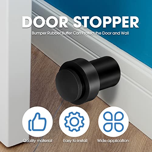 30 Pcs Floor Mounted Door Stopper Stainless Steel (30 Count)