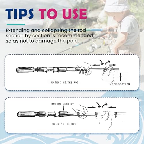 Kids Fishing Pole 2 Pack (2 Count)