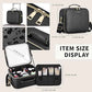 Travel Makeup Bag with LED Mirror