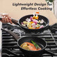 8inch Nonstick Frying Pan Paella Pan with Lid