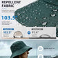 Water Resistant UPF 50+ Sun Bucket Hat Packable Brimmed for Women Men