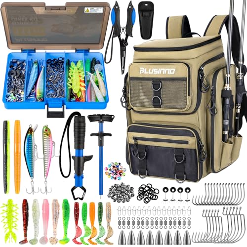 Fishing Backpack with Tackle Boxes