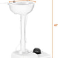 Giantex Portable Camping Sink with Soap Dispenser and Towel Holder, 19L Water Capacity with Rolling Wheels and Foot Pump for Outdoor Events, Gatherings, Camping, Portable Hand Wash Basin Stand