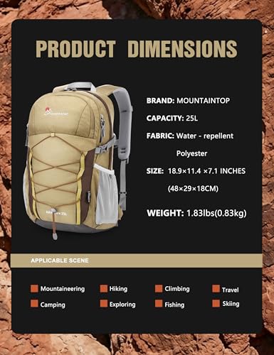 25L Hiking Backpack