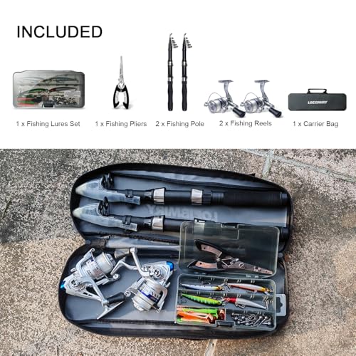 Fishing Rod Reel Combo (7 Count)