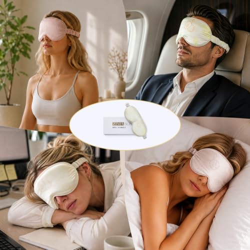 Adjustable 22 Momme 100% Pure Mulberry Silk Sleep Mask