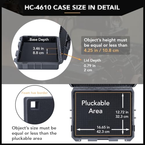 HC 4610 Waterproof Hard Case with Foam