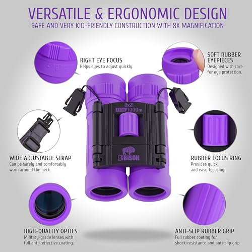 BeBison Binoculars for Kids and Adults