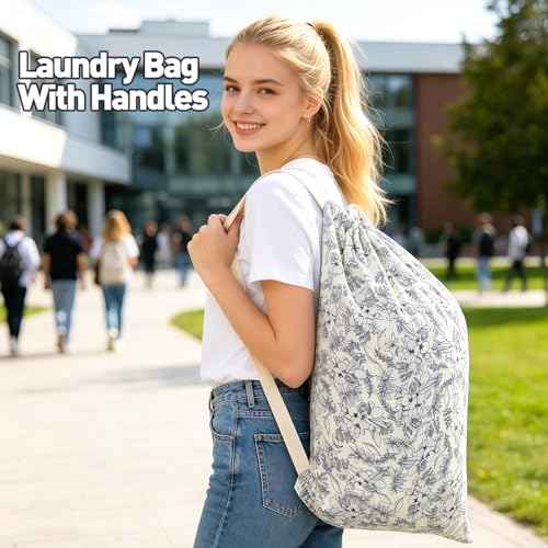 Laundry Bag Backpack for Dorm & Travel