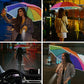 Portable Compact Folding Inverted Umbrella LED