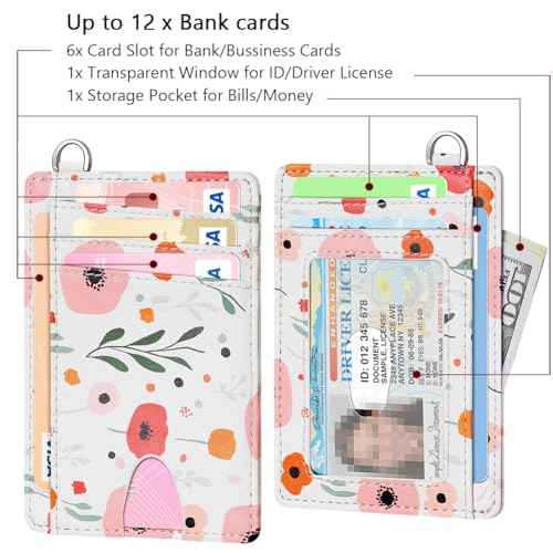 Slim Minimalist Wallet RFID Credit Card Holder for Men