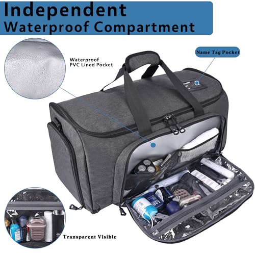 2 in 1 Garment Duffle Bags for Travel Mens Carry