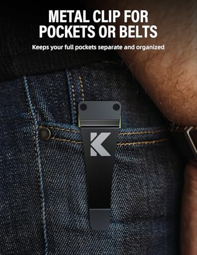 Key Organizer Key Holder Compact Key Case Minimalist Metal Key Chain Key Holder for Keychain Secures 8