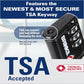 TSA Accepted Indicator Luggage Lock (4 Count)