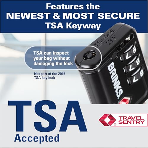 TSA Accepted Indicator Luggage Lock (2 Count)