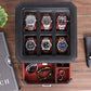 Gift Set 6 Slot Leather Watch Box and 2 Watch Travel Case