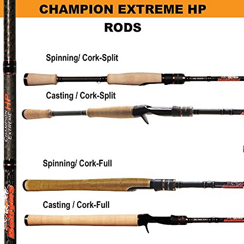 Champion Extreme HP Series 7’4” Casting Bass Fishing Rod DX746C