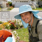 UPF 50+ Wide Brim Sun Hat with Neck Flap