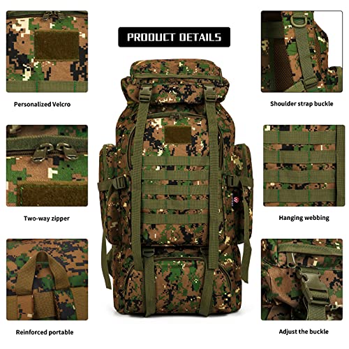 Hiking Backpack for Men 70L
