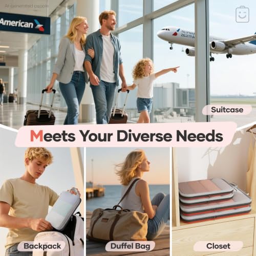 9 11 Set Compression Packing Cubes for Travel Essentials (9 Count)