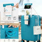 24 Inch Top Opening Checked Luggage with Cup Holder and USB Ports