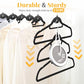 Velvet Felt Stackable Hangers 50 Pack (50 Count)