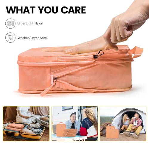 Lightweight Compression Packing Cubes for Suitcases (7 Count)