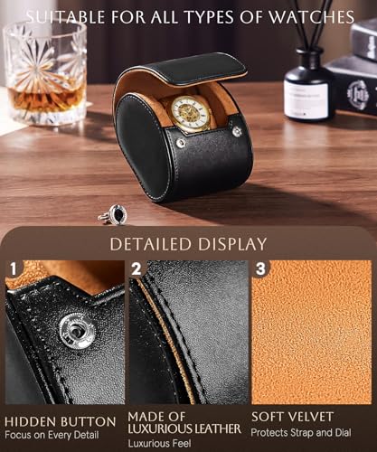 Watch Roll Travel Case