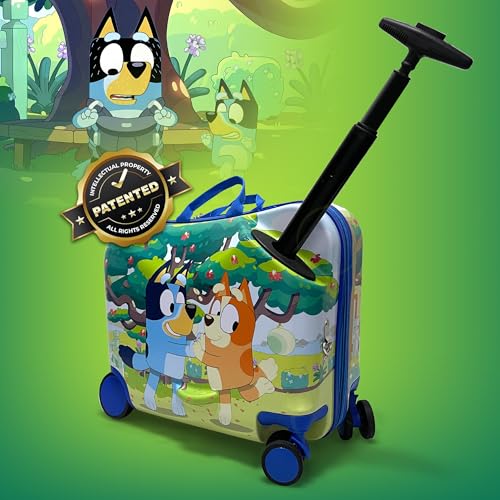 18" Bluey Kids Ride On Luggage