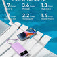 Portable Charger with Built in Cables