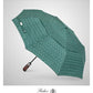 Folding Umbrella Real Wood Handle Walnuts Alpine Green