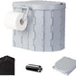 Portable Toilet Kit, Camping Toilet with Pop-Up Privacy Tent Toilet Bags, Washable Portable Outdoor Showers Changing Rooms