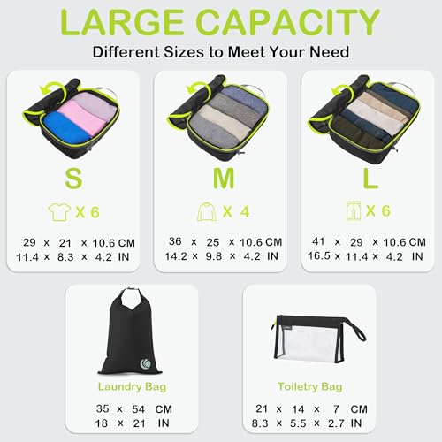 Compression Packing Cubes for Travel