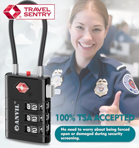 TSA Approved Luggage Locks (2 Count)
