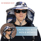 Sun Hat for Men Women with Neck Flap