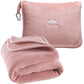 Premium Soft Long Travel Blanket Pillow Combo