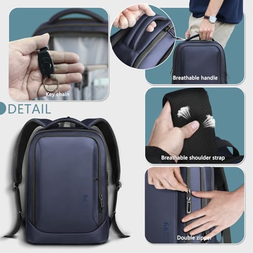 Laptop Backpack for Men for 15.6 Inch Computer Bag with USB A&C Charger