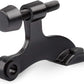 HOMOTEK 12 Pack Hinge Pin Black Door Stopper,Adjustable Deluxe Heavy Duty Door Stopper 2-1/2"x1-3/4”,with Black Rubber Bumper Tips