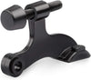 HOMOTEK 12 Pack Hinge Pin Black Door Stopper,Adjustable Deluxe Heavy Duty Door Stopper 2-1/2"x1-3/4”,with Black Rubber Bumper Tips